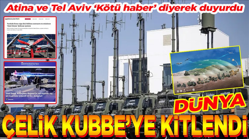 Atina ve Tel Aviv ‘Kötü haber’ diyerek duyurdu. Dünya Çelik Kubbe'ye kitlendi
