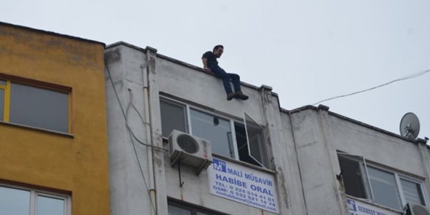 Atlamadan önce bunu yaparak şok etti!