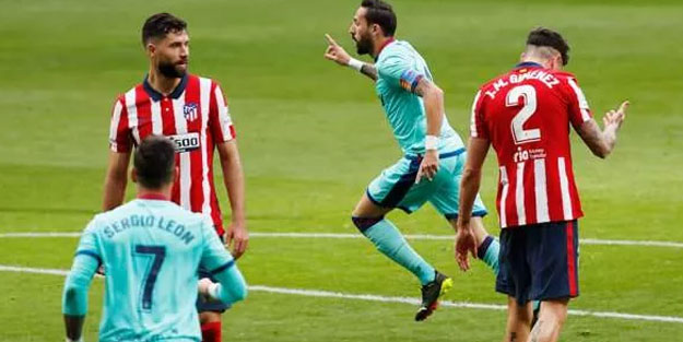 Atletico Madrid evinde Levante'ye kaybetti