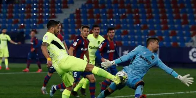 Atletico Madrid Levante engeline takıldı