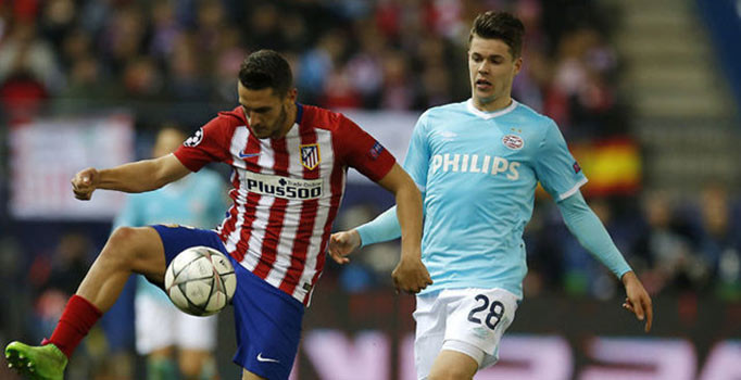 Atletico Madrid, PSV Eindhoven'i penaltı atışlarıyla 8-7 eledi