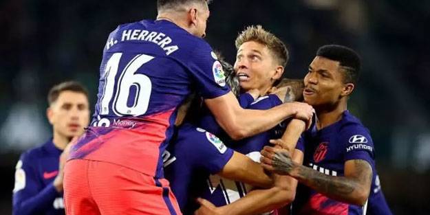 Atletico Madrid, R.Betis'i deplasmanda yendi