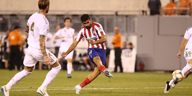 Atletico Madrid, Real Madrid'e gol yağdırdı