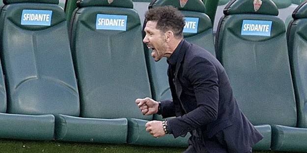 Atletico Madrid Simeone'nin sözleşmesini uzattı
