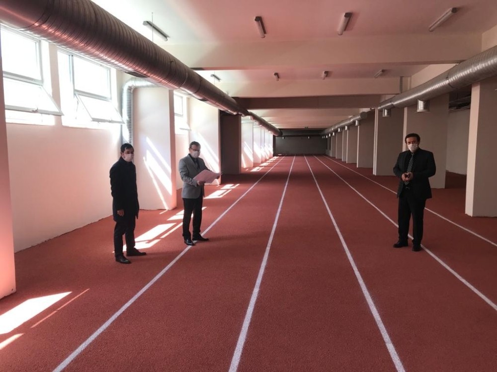 Atletizm pisti tribünü mayıs sonu hazır 