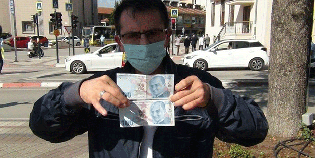 ATM'den çekti: Görünce gözlerine inanamadı