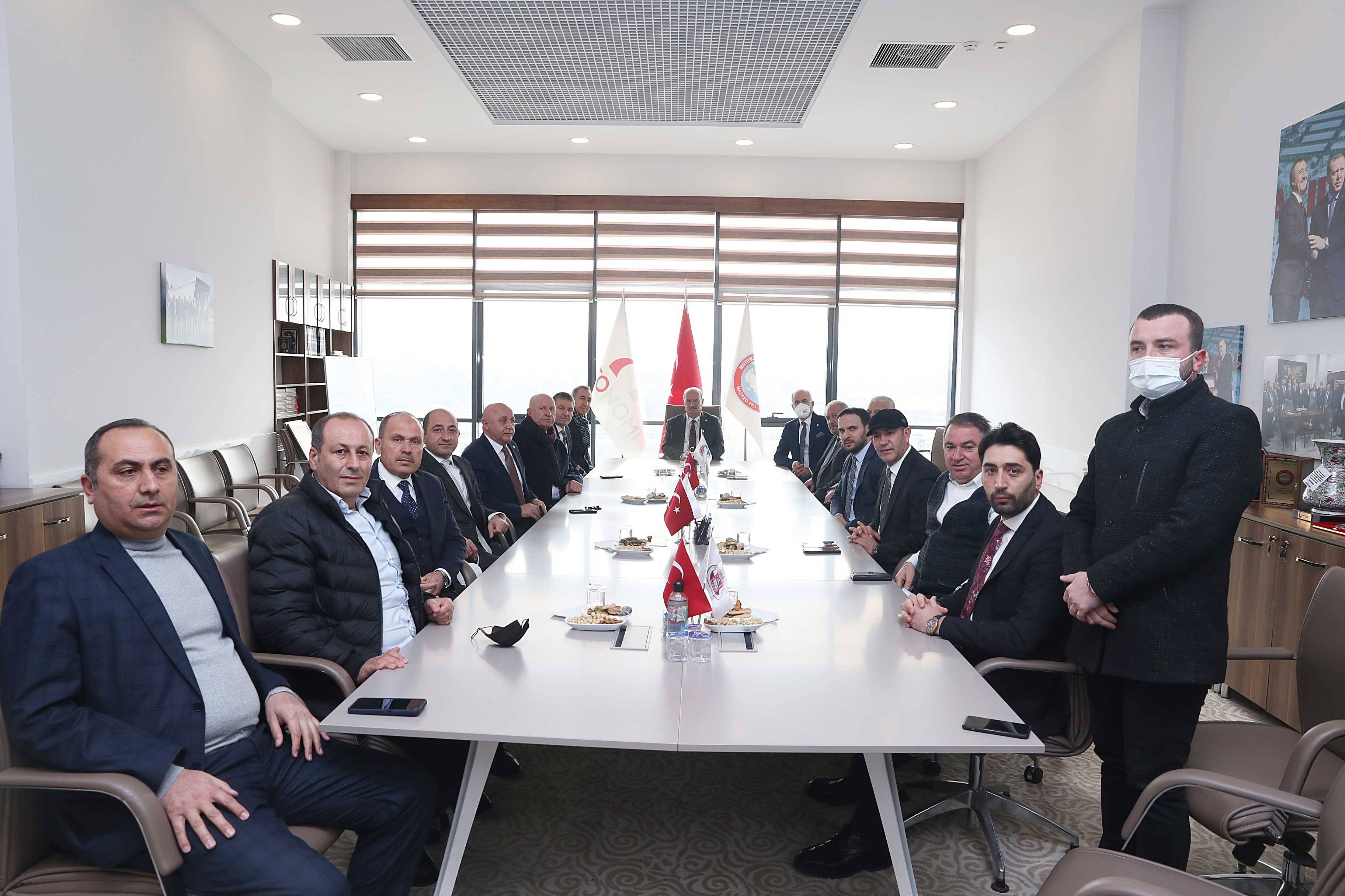 ATO Başkanı Baran Otonomi'yi ziyaret etti