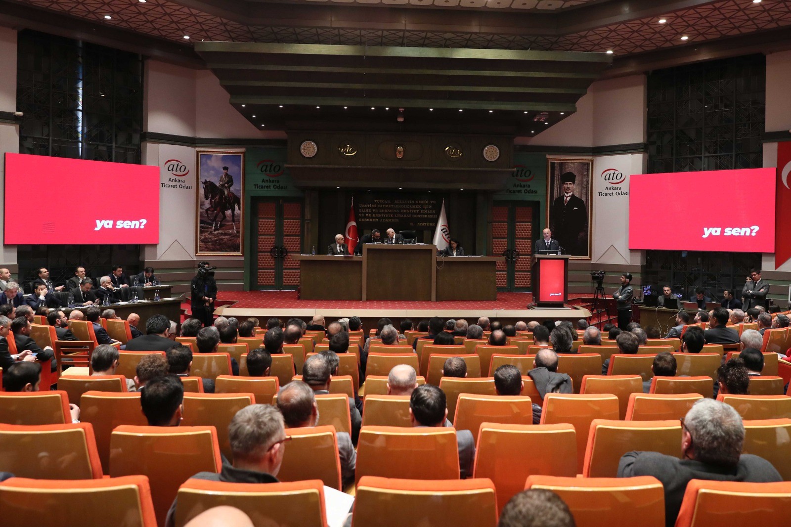 ATO deprem bölgesi için “ay yıldız” altında dayanışma için buluşturdu