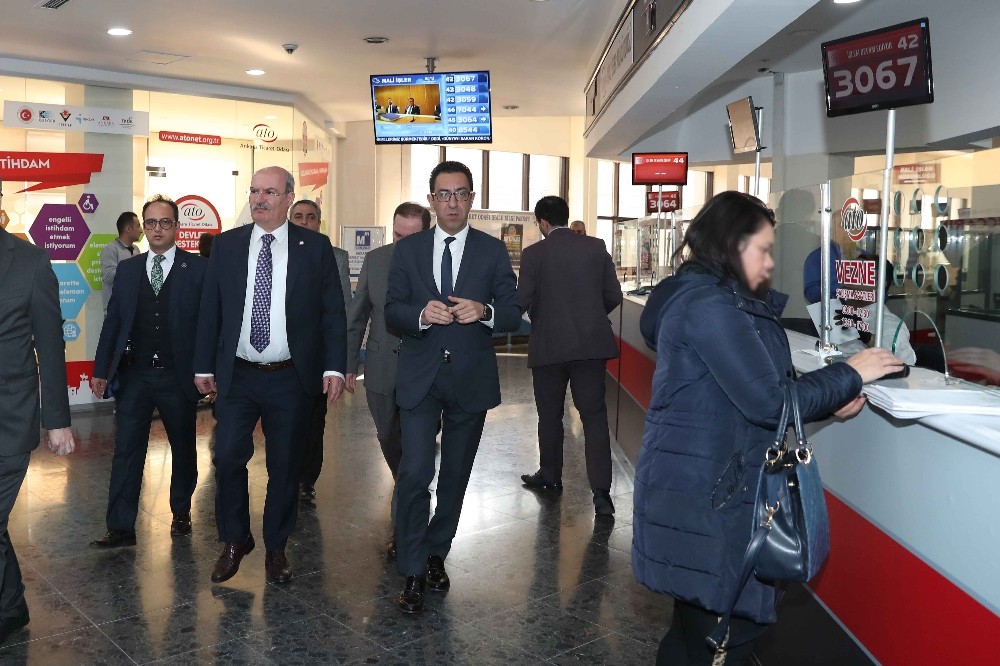 ATO hizmet binası korona virüse karşı dezenfekte edildi 