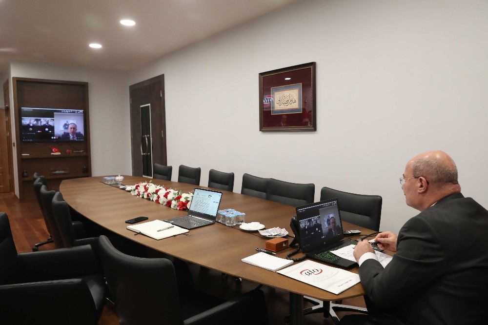 ATO’nun video konferanslı toplantıda ekonomik önlemler görüşüldü 