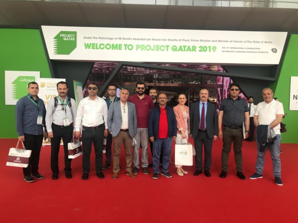 ATSO İnşaat Sektörü temsilcileri “Project Katar” fuarına katıldı 