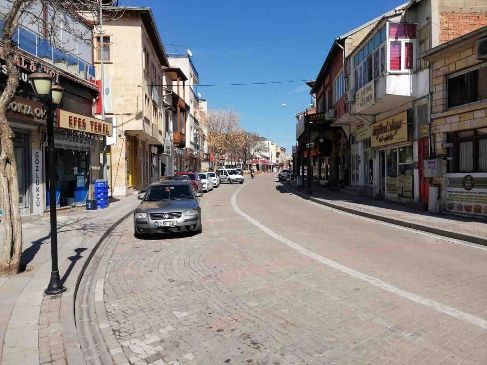 Avanos sokakları boş kaldı 