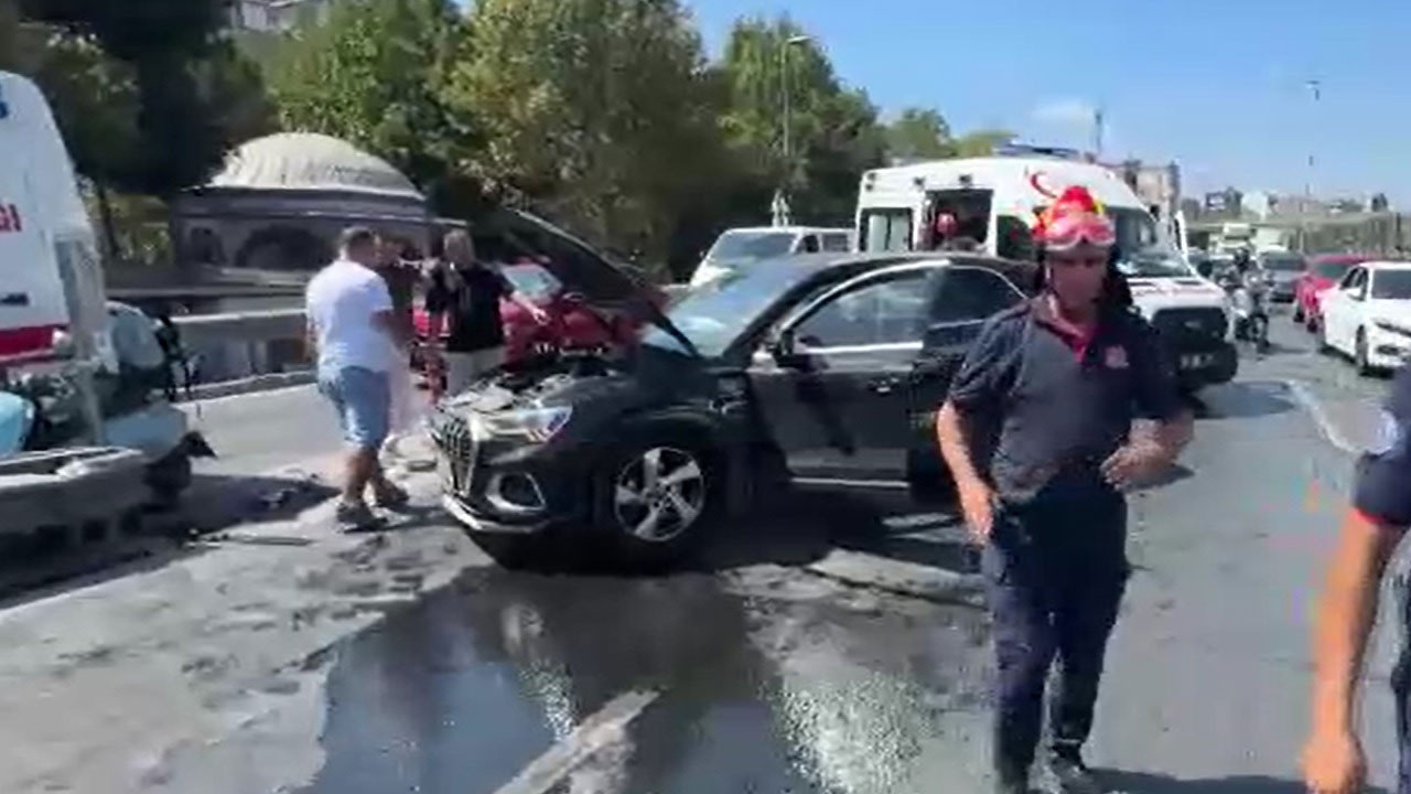 Avcılar D-100’de korku dolu anlar!