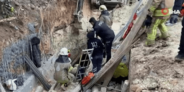 Avcılar'daki inşaatta göçük: Yaralılar var