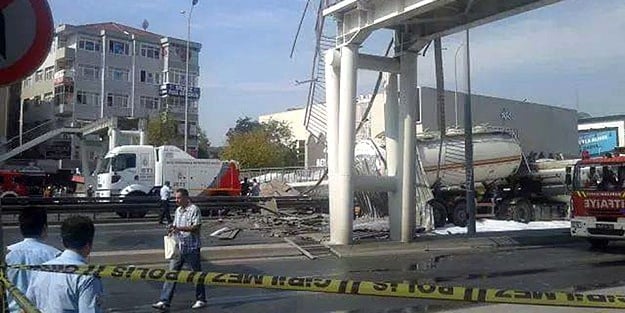 Görgü tanığı Avcılar'daki üst geçidin çöküşünü anlattı