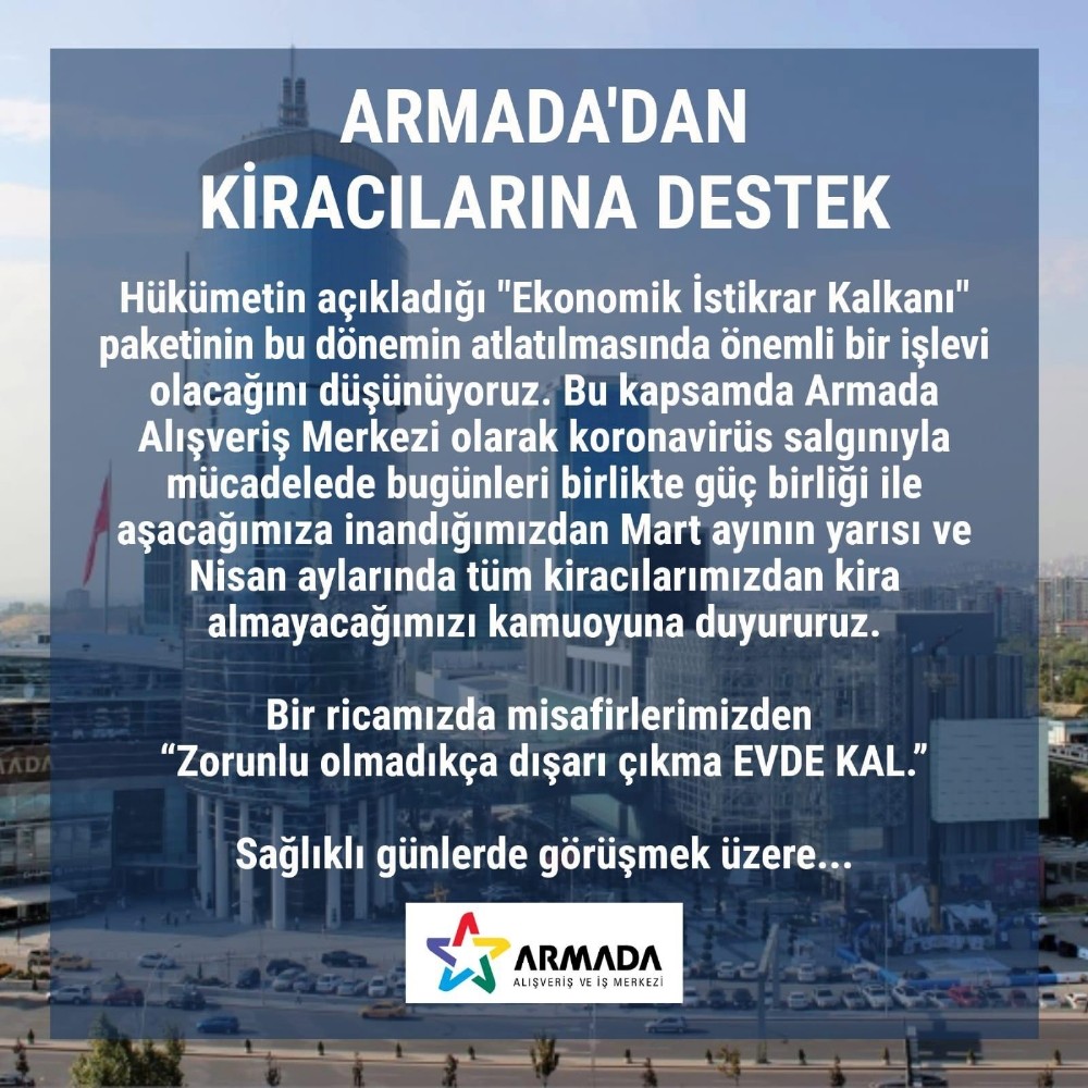AVM yönetimlerinden Kovid-19 tedbirleri: “Kira alınmayacak” 