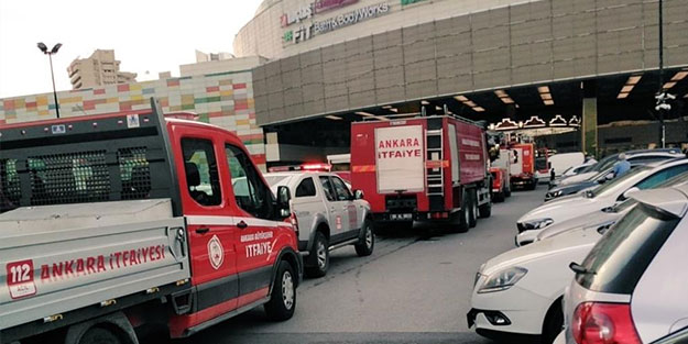 AVM'de akılları alan patlama