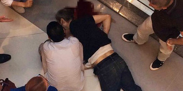 AVM'de dehşete düşüren olay