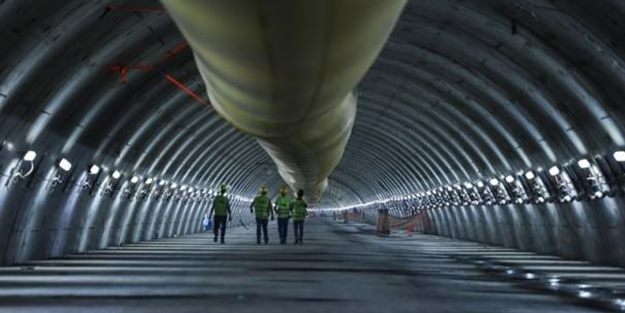 Avrasya Tüneli'nde sona yaklaşıldı