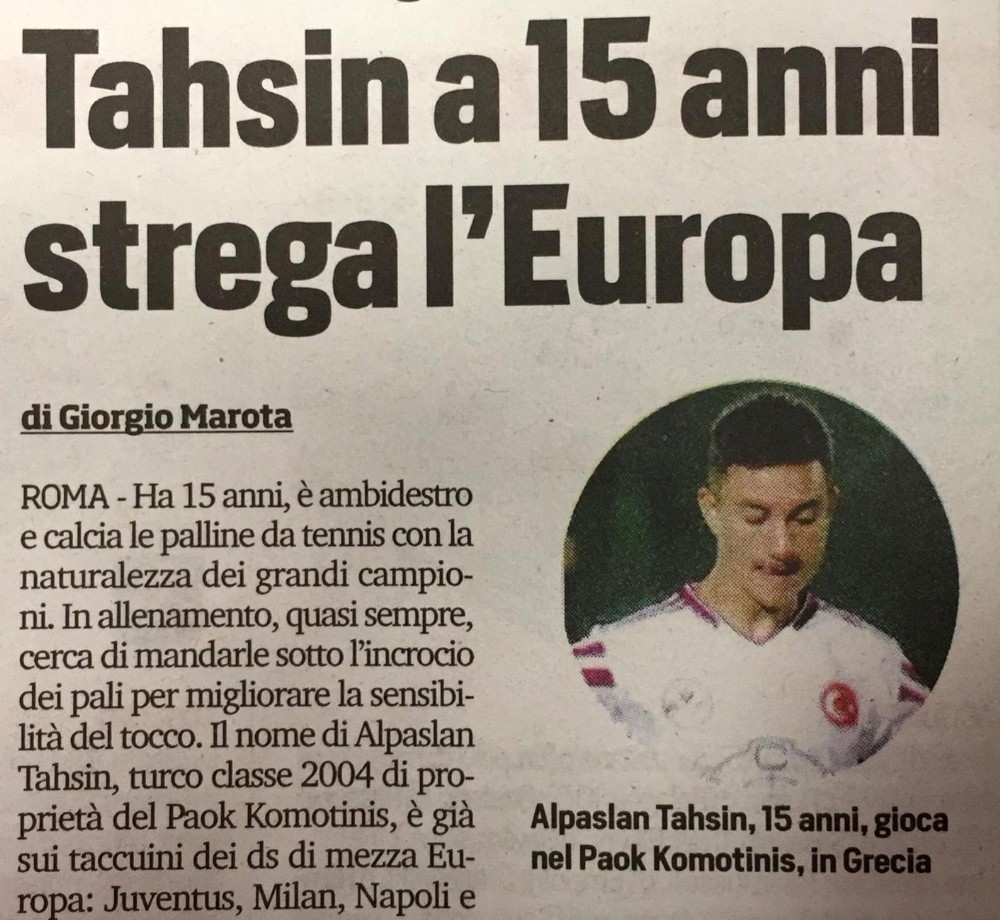 Avrupa 15 yaşındaki Tahsin’i konuşuyor 