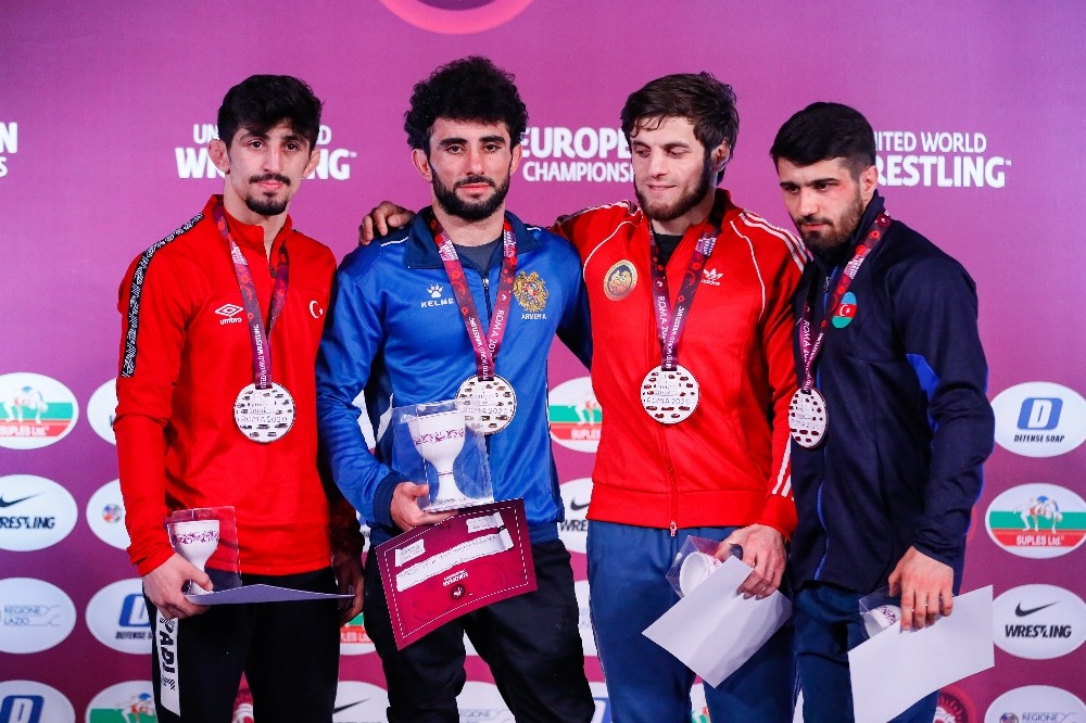 Avrupa Güreş Şampiyonası’nda milli takım üçüncü oldu 