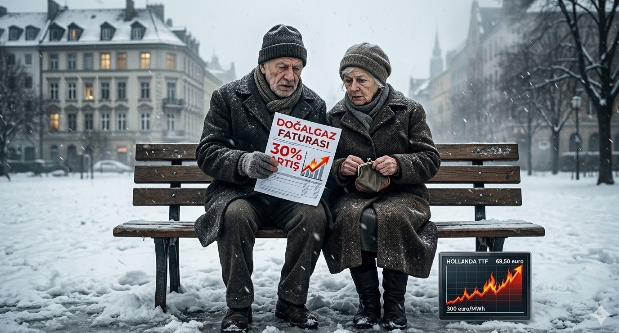 Avrupa için kara kış kapıda: Doğalgaz fiyatları alev aldı!