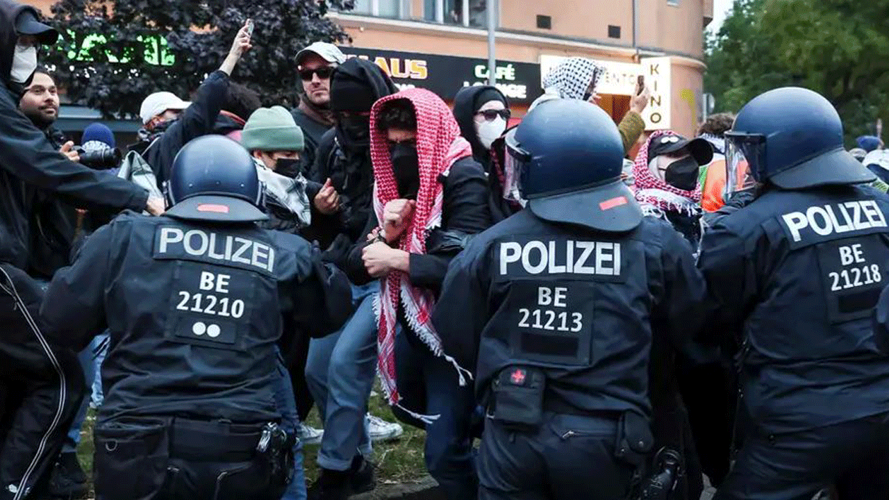 Gazze protestolarına polis şiddetine Avrupa Konseyi de dayanamadı! Almanya'ya uyarı: İfade özgürlüğü, yalnızca duymak istedikleriniz değildir!