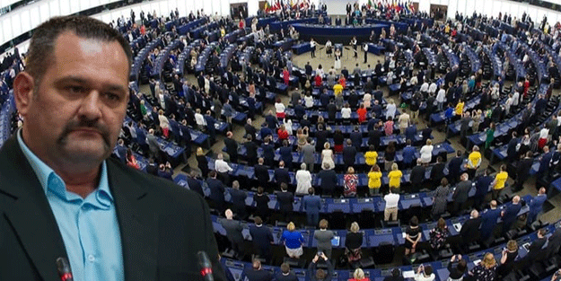 Avrupa Parlamentosundan büyük rezillik! Türk bayrağını yırttı