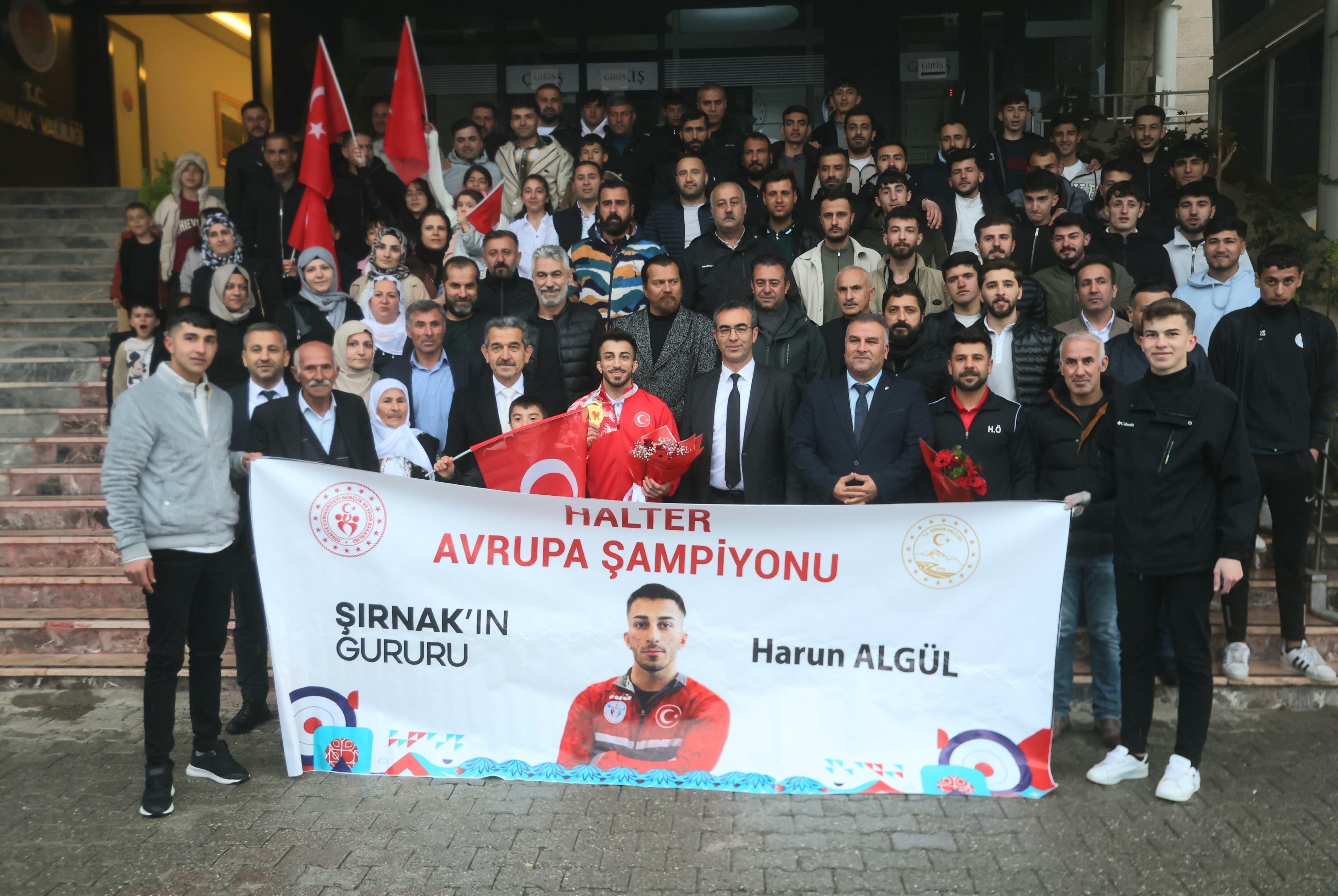 Avrupa şampiyonu Şırnak’ta öyle karşılandı