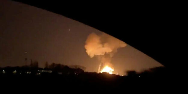 Avrupa ülkesinde şiddetli patlama! Kimyasal alarm verildi