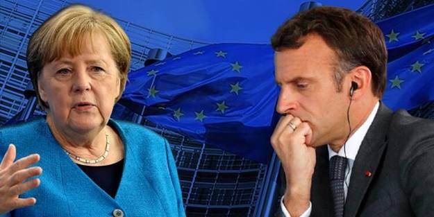 Avrupa'da Macron'u şok eden 'Merkel' cevabı!