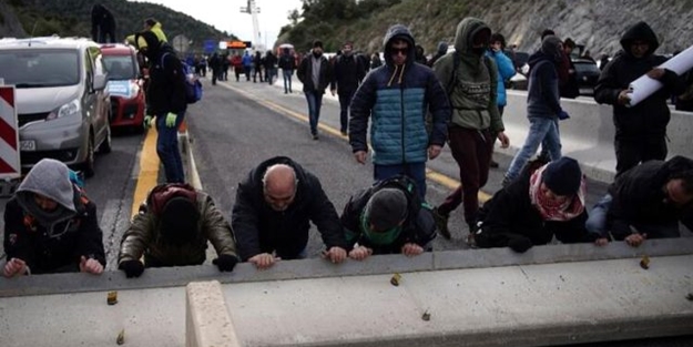 Avrupa'da radikal gruplar İspanya-Fransa kara yolunu kesti!