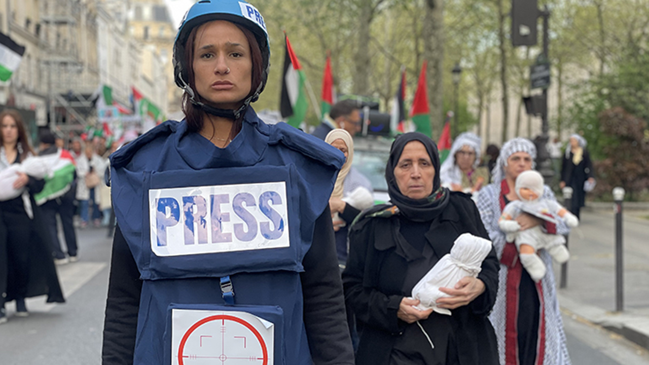 Avrupa'da terörist İsrail protesto edildi
