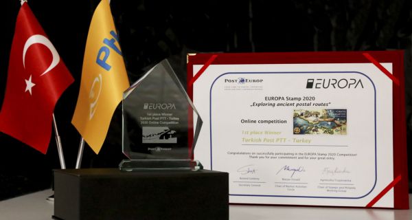 Avrupa’dan PTT’ye ‘Altın Pul’ ödülü