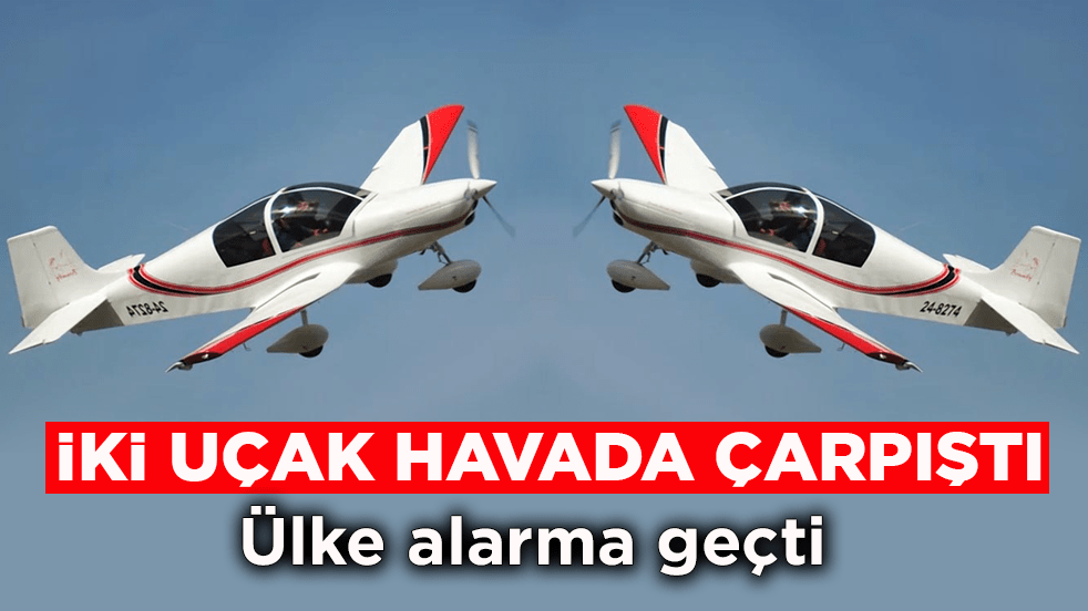 Avustralya'da iki uçak havada çarpıştı!