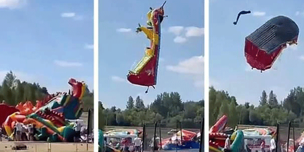 Üzerinde zıpladıkları şişme kaleyle rüzgarda savrulan öğrencilerden biri daha öldü