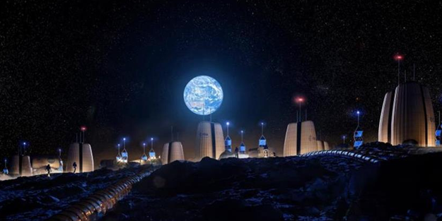 Ay'a yapılması planlanan evlerin görüntüsü ilk kez yayınlandı