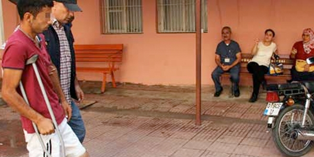 Ayağından vurulan PKK'lıya vatandaş tepkisi