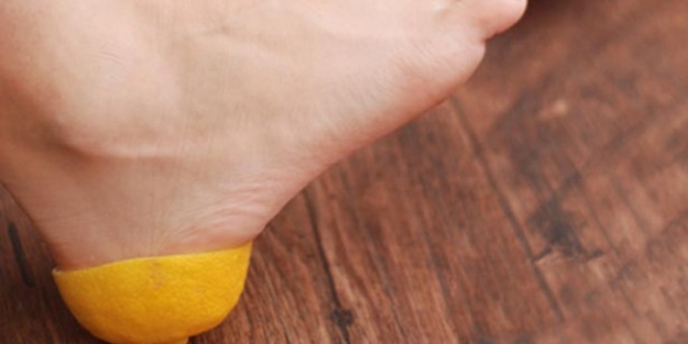 Ayağınıza limon sürerseniz...