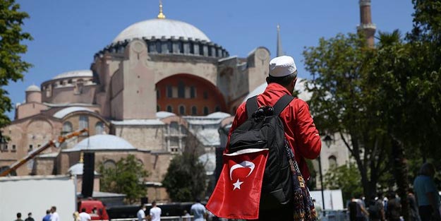 Ayasofya Cami cuma mesajları