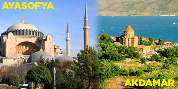 Ayasofya kapalı Akdamar açık! Müslüman'a yasak, Hristiyan'a serbest...