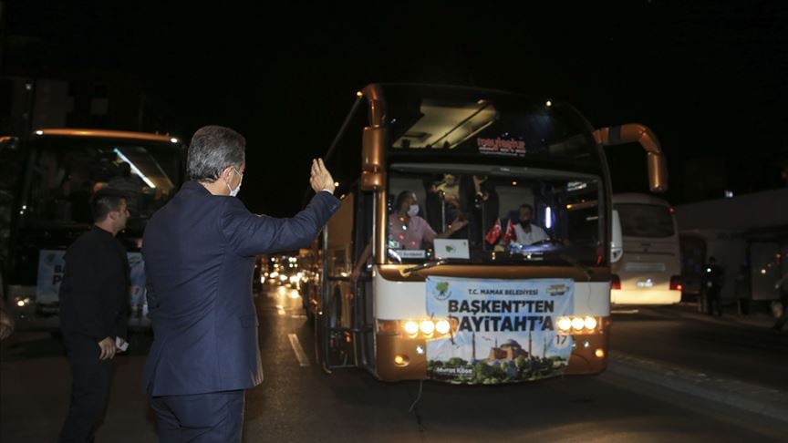 Ayasofya'ya Mamak'tan 1453 kişilik konvoy