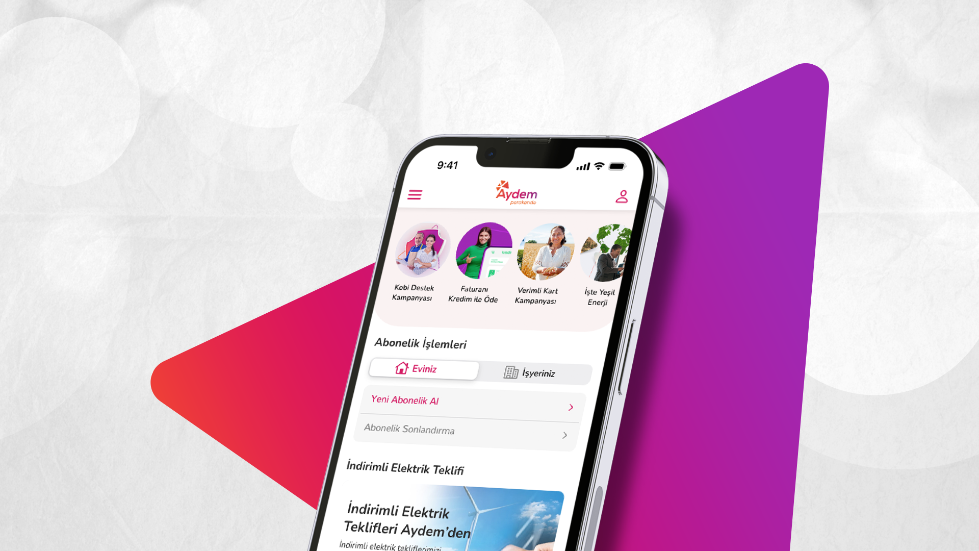 Aydem Perakende ve Gediz Perakende’nin mobil uygulaması hizmete girdi!