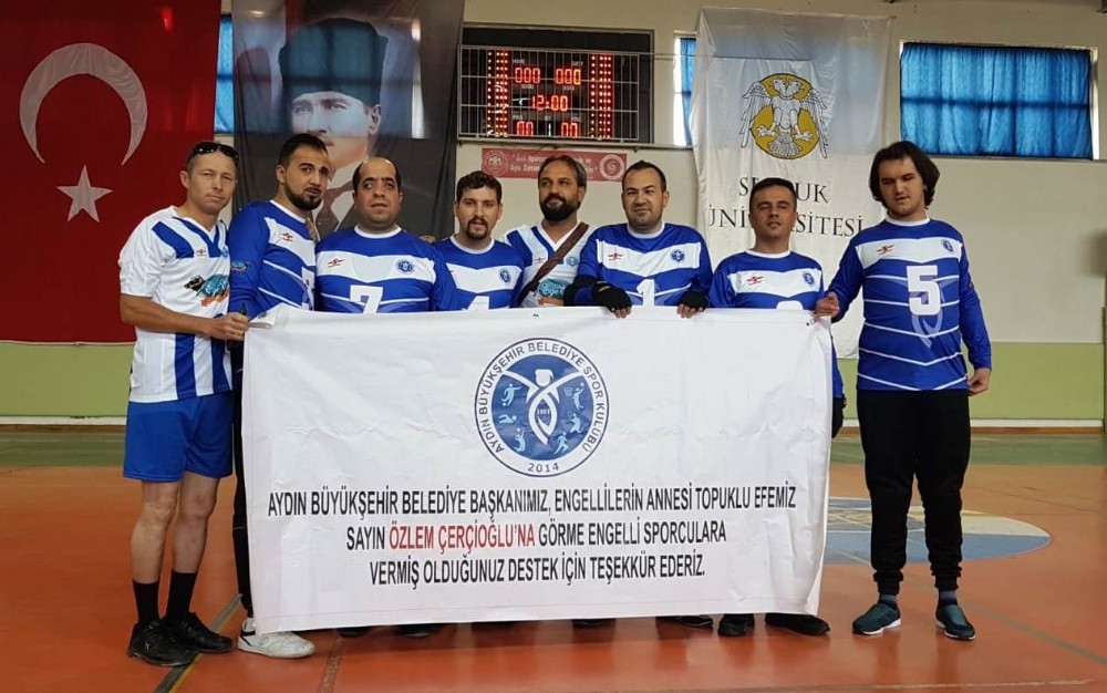 Aydın Büyükşehir Belediyespor Goalball Takımı, Aydın’ı temsil etti 