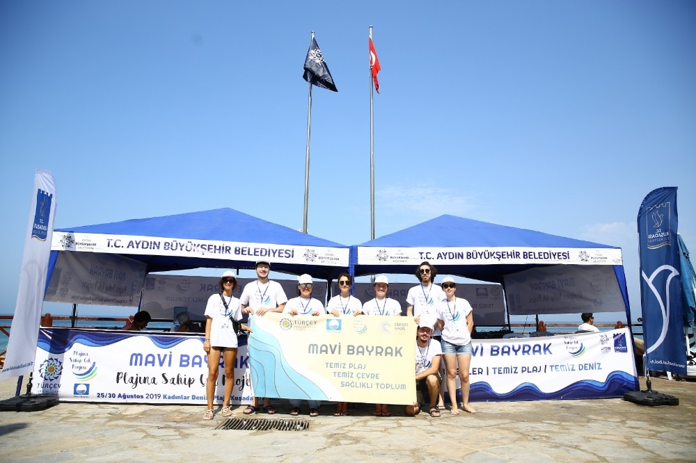 Aydın Büyükşehir Mavi Bayraklı plajlara sahip çıkıyor 