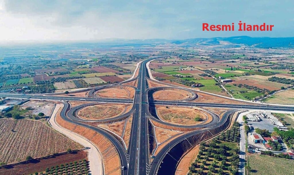 Aydın - Denizli Otoyolu proje güzergahına kamulaştırma ilanı