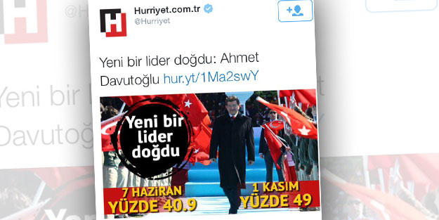Aydın Doğan'ın Hürriyet'inden asrın yalakalığı: Yeni bir lider doğdu