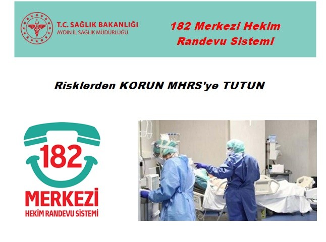 Aydın İl Sağlık Müdürlüğünden MHRS randevusu çağrısı 