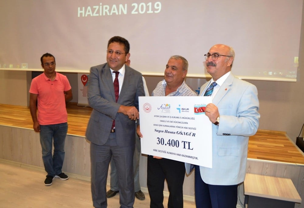 Aydın İŞKUR’dan engelli ve eski hükümlülere 2 milyonluk hibe desteği 