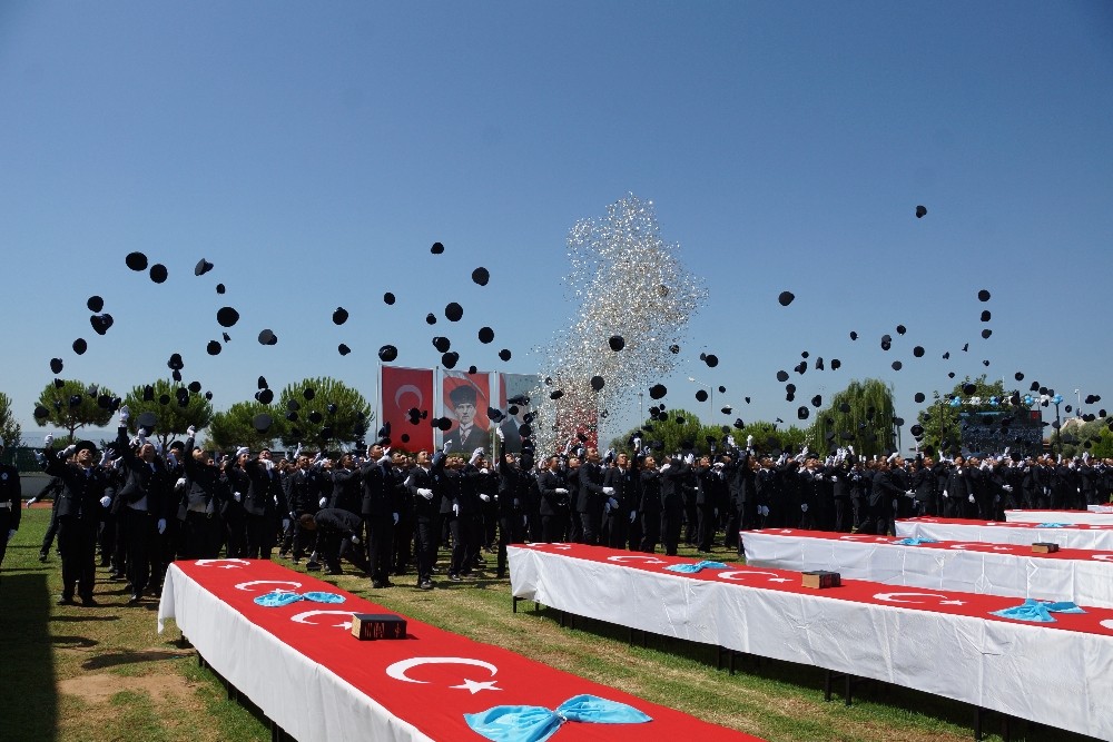 Aydın POMEM’de 459 polis adayı mezun oldu 